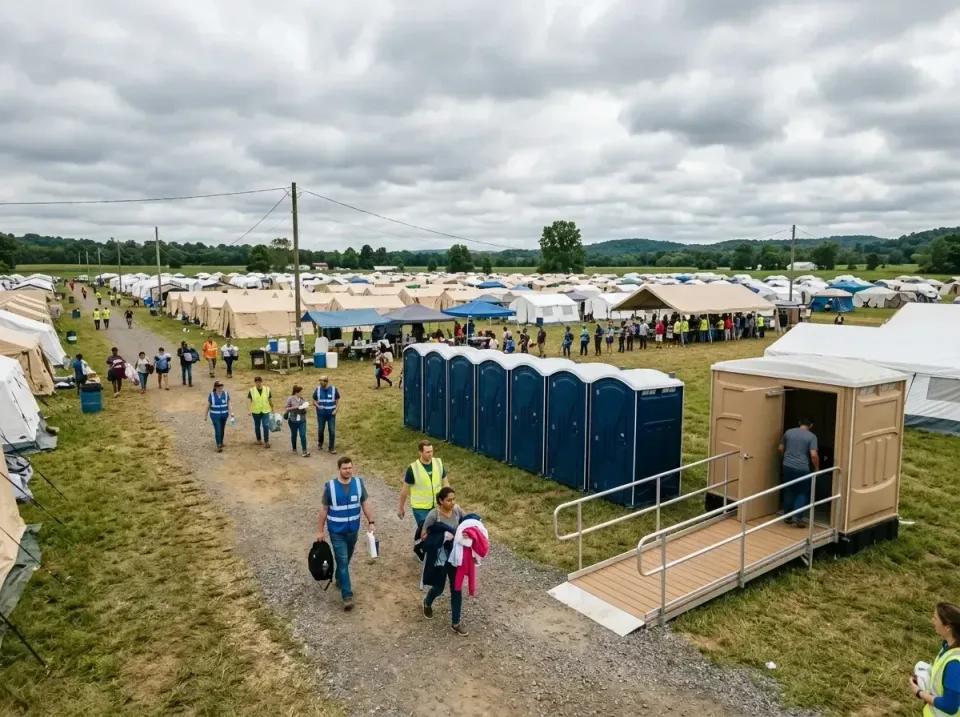 disaster-relief-camp-restrooms-010 — frequently asked questions, Dumpster & Portable Bathrooms Rental in New London, WI